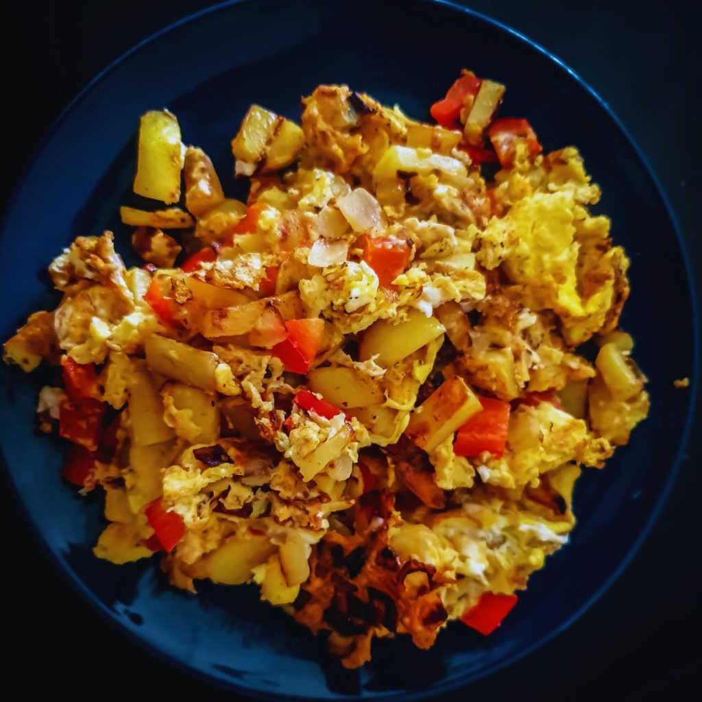 scrambled eggs